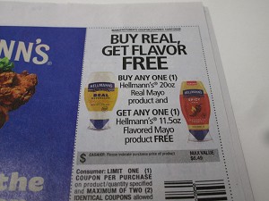 15 Coupons Buy 1 Hellmann's 20oz Real Mayo and Get 1 Flavored Mayo 11.5oz FREE 10/7/2026