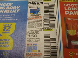 15 Coupons $4/1 Aleve or Aleve X 80ct + $1.50/1 Aleve 24 - 70ct 9/27/2026